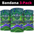 Canberra Raiders Rugby Neck Gaiter Australian Aboriginal Dot Painting Style