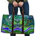 Canberra Raiders Rugby Travel Bag Australian Aboriginal Dot Painting Style
