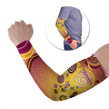 Brisbane Broncos Rugby Arm Sleeves Australian Aboriginal Dot Painting Style