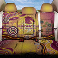 Brisbane Broncos Rugby Back Car Seat Cover Australian Aboriginal Dot Painting Style
