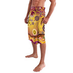 Brisbane Broncos Rugby Lavalava Australian Aboriginal Dot Painting Style