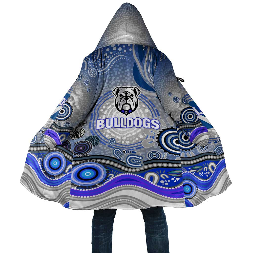 Canterbury Bankstown Bulldogs Rugby Cloak Australian Aboriginal Dot Painting Style