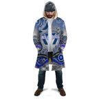 Canterbury Bankstown Bulldogs Rugby Cloak Australian Aboriginal Dot Painting Style
