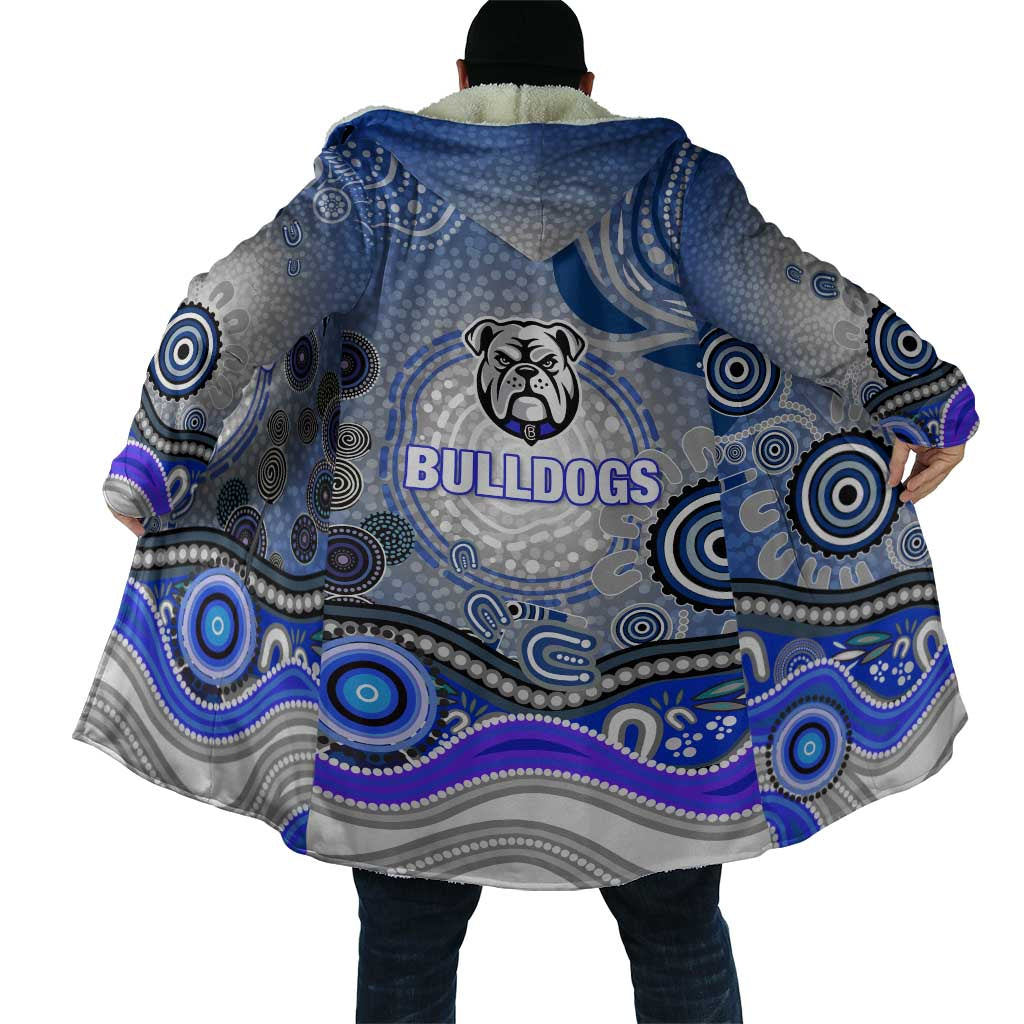 Canterbury Bankstown Bulldogs Rugby Cloak Australian Aboriginal Dot Painting Style