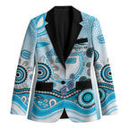 Cronulla Sutherland Sharks Rugby Blazer Australian Aboriginal Dot Painting Style