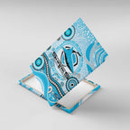 Cronulla Sutherland Sharks Rugby Canvas Wall Art Australian Aboriginal Dot Painting Style