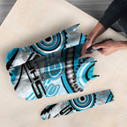 Cronulla Sutherland Sharks Rugby Umbrella Australian Aboriginal Dot Painting Style