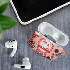 Dolphins Rugby AirPods Case Australian Aboriginal Dot Painting Style