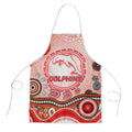 Dolphins Rugby Apron Australian Aboriginal Dot Painting Style
