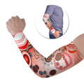 Dolphins Rugby Arm Sleeves Australian Aboriginal Dot Painting Style