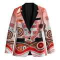 Dolphins Rugby Blazer Australian Aboriginal Dot Painting Style