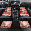 Dolphins Rugby Car Mats Australian Aboriginal Dot Painting Style