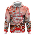 Dolphins Rugby Hoodie Australian Aboriginal Dot Painting Style
