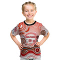 Dolphins Rugby Kid T Shirt Australian Aboriginal Dot Painting Style