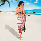 Dolphins Rugby Sarong Australian Aboriginal Dot Painting Style