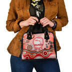 Dolphins Rugby Shoulder Handbag Australian Aboriginal Dot Painting Style
