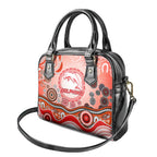 Dolphins Rugby Shoulder Handbag Australian Aboriginal Dot Painting Style