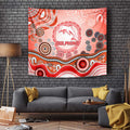 Dolphins Rugby Tapestry Australian Aboriginal Dot Painting Style
