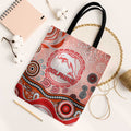 Dolphins Rugby Tote Bag Australian Aboriginal Dot Painting Style