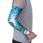 Gold Coast Titans Rugby Arm Sleeves Australian Aboriginal Dot Painting Style