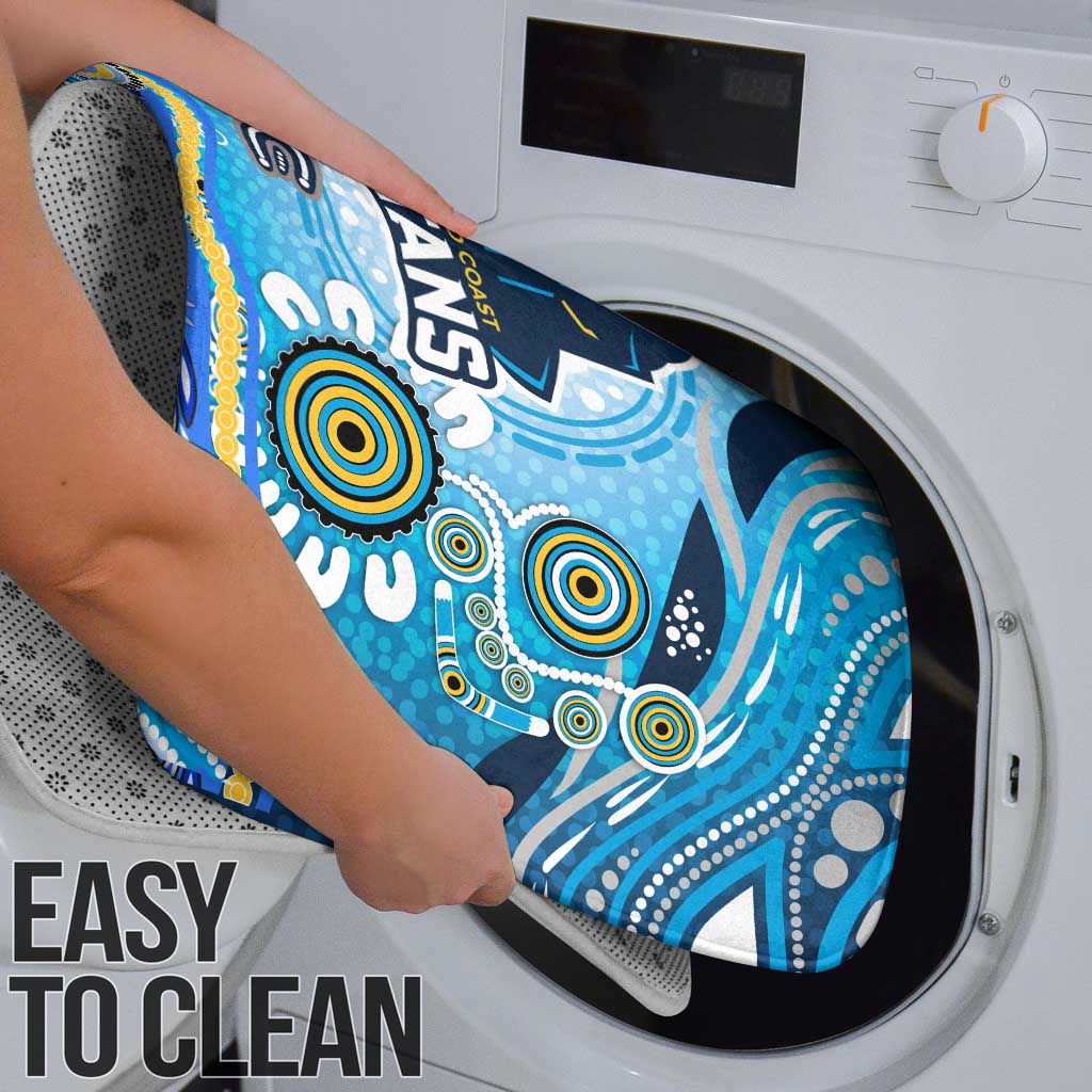 Gold Coast Titans Rugby Bathroom Set Australian Aboriginal Dot Painting Style