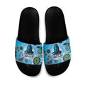 Gold Coast Titans Rugby Slide Sandals Australian Aboriginal Dot Painting Style
