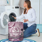 Manly Warringah Sea Eagles Rugby Laundry Basket Australian Aboriginal Dot Painting Style