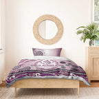 Manly Warringah Sea Eagles Rugby Bedding Set Australian Aboriginal Dot Painting Style