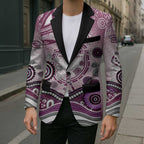 Manly Warringah Sea Eagles Rugby Blazer Australian Aboriginal Dot Painting Style