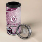 Manly Warringah Sea Eagles Rugby 4 in 1 Can Cooler Tumbler Australian Aboriginal Dot Painting Style