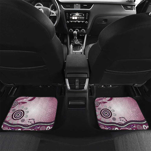 Manly Warringah Sea Eagles Rugby Car Mats Australian Aboriginal Dot Painting Style