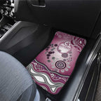 Manly Warringah Sea Eagles Rugby Car Mats Australian Aboriginal Dot Painting Style