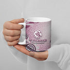 Manly Warringah Sea Eagles Rugby Ceramic Mug Australian Aboriginal Dot Painting Style