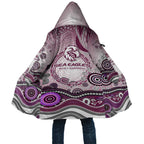 Manly Warringah Sea Eagles Rugby Cloak Australian Aboriginal Dot Painting Style