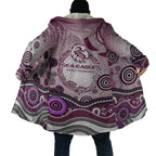 Manly Warringah Sea Eagles Rugby Cloak Australian Aboriginal Dot Painting Style