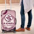 Manly Warringah Sea Eagles Rugby Luggage Cover Australian Aboriginal Dot Painting Style