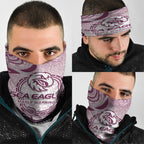 Manly Warringah Sea Eagles Rugby Neck Gaiter Australian Aboriginal Dot Painting Style