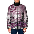 Manly Warringah Sea Eagles Rugby Padded Jacket Australian Aboriginal Dot Painting Style
