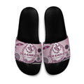 Manly Warringah Sea Eagles Rugby Slide Sandals Australian Aboriginal Dot Painting Style