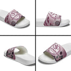 Manly Warringah Sea Eagles Rugby Slide Sandals Australian Aboriginal Dot Painting Style