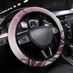 Manly Warringah Sea Eagles Rugby Steering Wheel Cover Australian Aboriginal Dot Painting Style