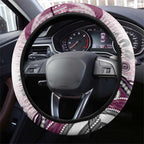 Manly Warringah Sea Eagles Rugby Steering Wheel Cover Australian Aboriginal Dot Painting Style