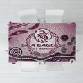 Manly Warringah Sea Eagles Rugby Tablecloth Australian Aboriginal Dot Painting Style