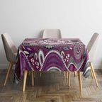 Manly Warringah Sea Eagles Rugby Tablecloth Australian Aboriginal Dot Painting Style