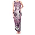 Manly Warringah Sea Eagles Rugby Tank Maxi Dress Australian Aboriginal Dot Painting Style