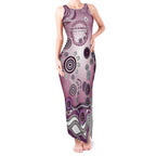 Manly Warringah Sea Eagles Rugby Tank Maxi Dress Australian Aboriginal Dot Painting Style