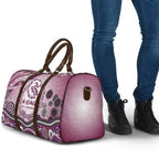 Manly Warringah Sea Eagles Rugby Travel Bag Australian Aboriginal Dot Painting Style