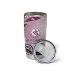 Manly Warringah Sea Eagles Rugby Tumbler Cup Australian Aboriginal Dot Painting Style