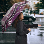 Manly Warringah Sea Eagles Rugby Umbrella Australian Aboriginal Dot Painting Style