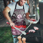 ANZAC Day Manly Warringah Sea Eagles Apron Military Memorial Aboriginal Indigenous Art